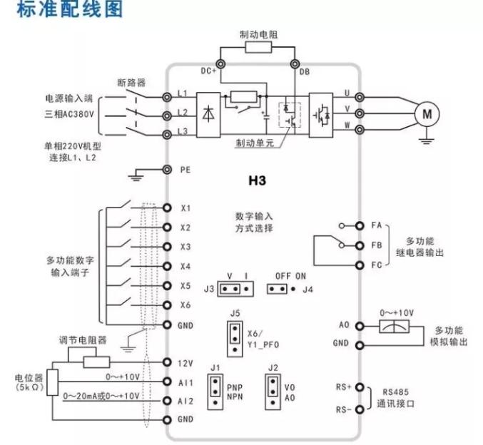 变频器接线