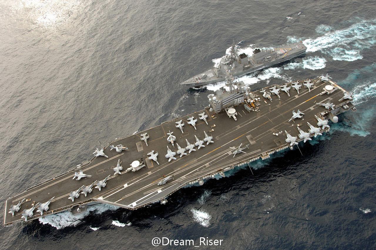 美国尼米兹级航空母舰视频