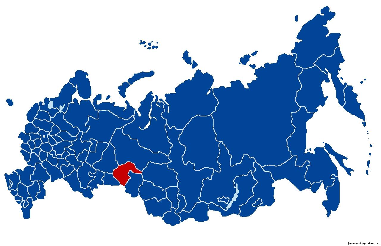 秋明州在俄罗斯的位置