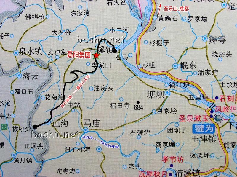 芭石铁路嘉阳小火车,一辆运行在四川南部的小县城--犍为县城北15公里