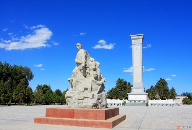 中国工农红军西路军纪念馆 位于有"塞上江南,北凉古都"之称的高台县
