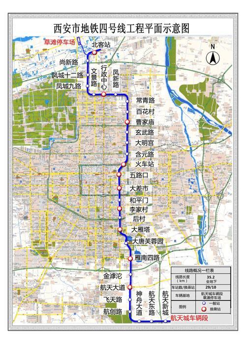 西安地铁4号线,是西安市城市轨道交通规划的第四条地铁线路,方向为