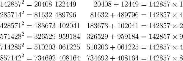 全部版本 最新版本  571428 142857=714285 714285 142857=857142