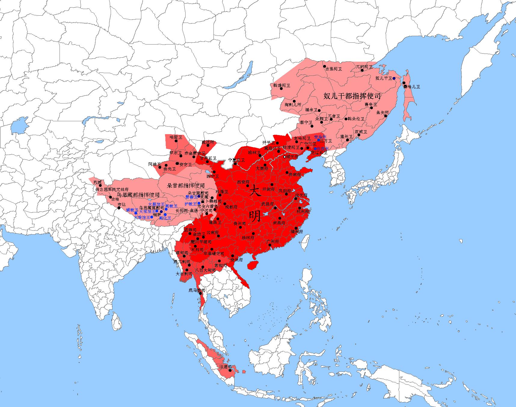 明末蒙古人口_明末蒙古部落分布图