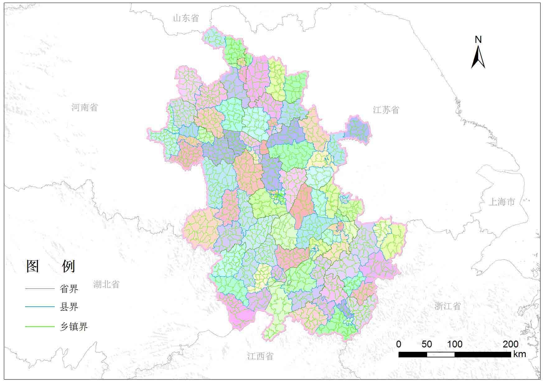 安徽省行政区划