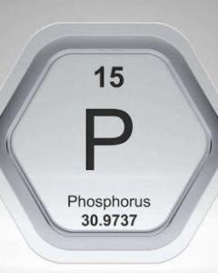 磷,第15号化学元素,符号p,处于元素周期表的第三周期,第Ⅴa族.