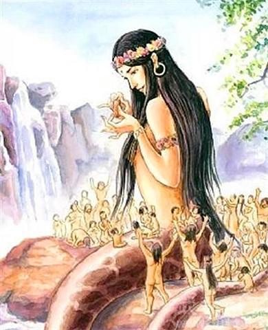 女娲造人的传说