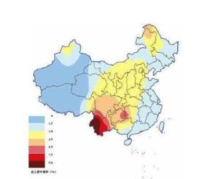 杨姓的迁徙分布