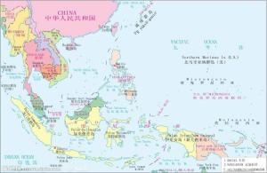 而将马来西亚,新加坡,印度尼西亚,文莱,菲律宾五国称之为东南亚的"
