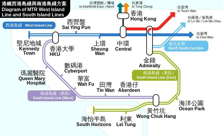 南港岛线铁路分为南港岛线东段及南港岛线