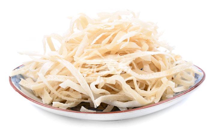 豆丝是武汉市黄陂区三大特产之一,也是武汉八大名吃之一.