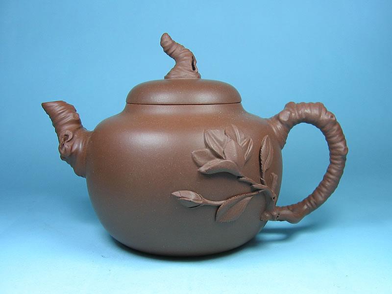 宜兴紫砂排名_宜兴高档精品紫砂花盆(2)