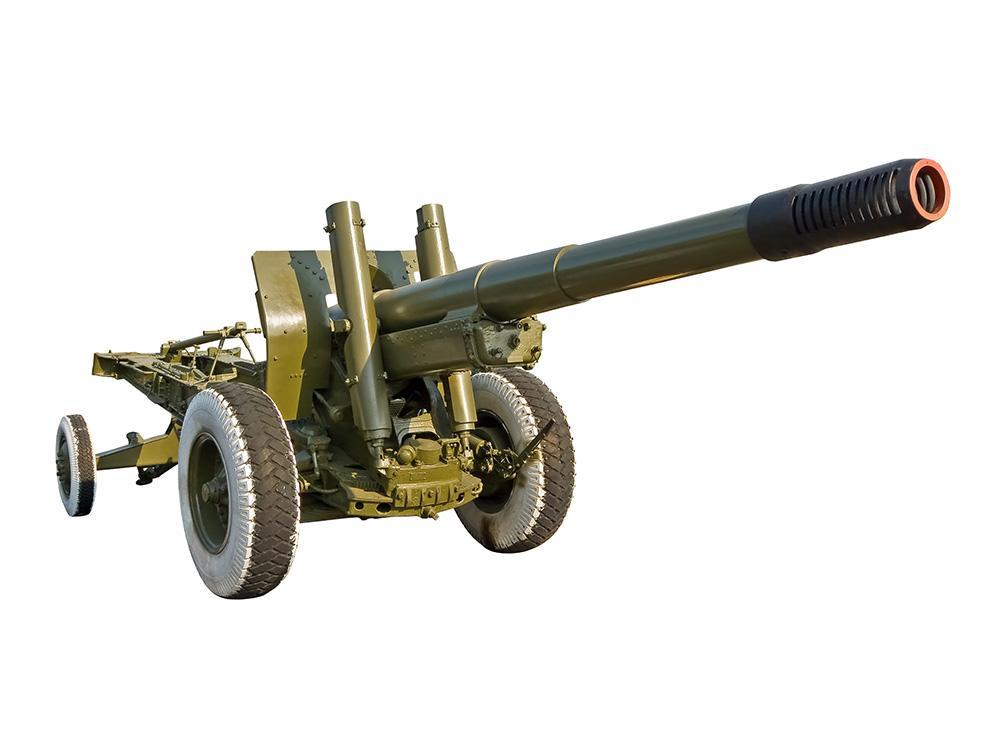 现代火炮大都采用半自动炮闩,有的采用自动炮闩.