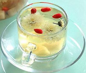 柠檬枸杞菊花茶