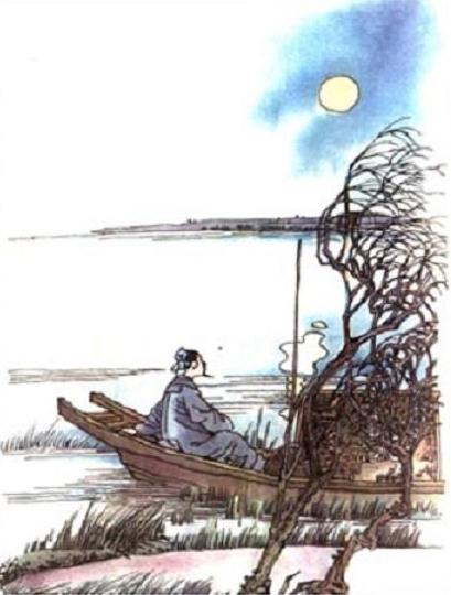 舟夜书所见