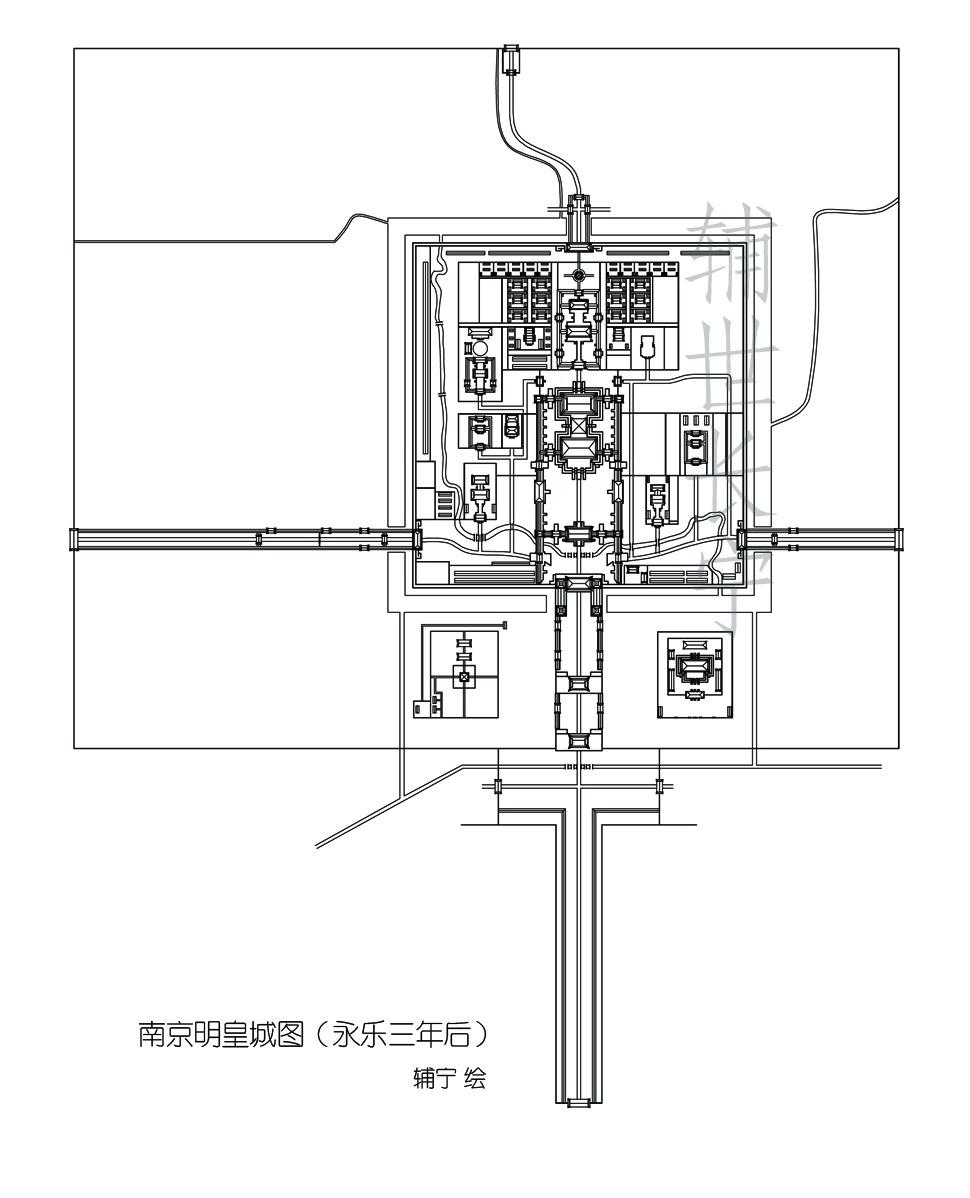 故宫的简笔平面图 故宫的简笔平面图