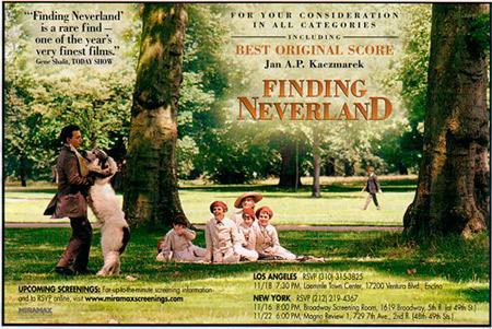 《寻找梦幻岛》(finding neverland)是一部2004年上映的电影,由马克&