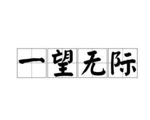 什么望无际成语_无边无际类似的成语