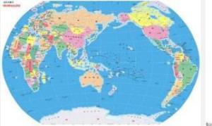 世界地图高清地名可见