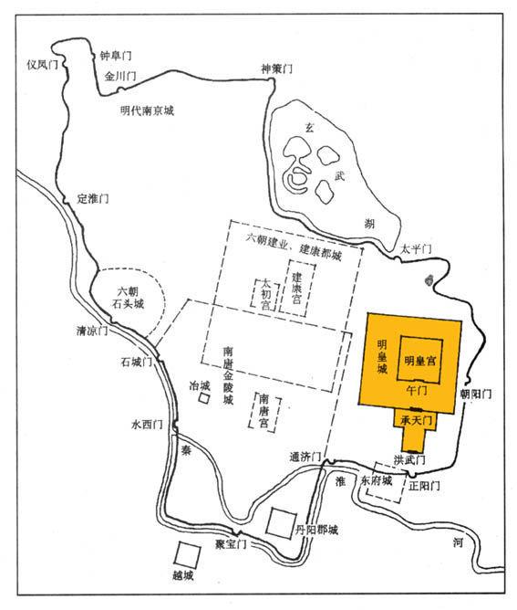 南京城平面图