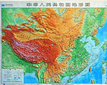 中国地貌图高清
