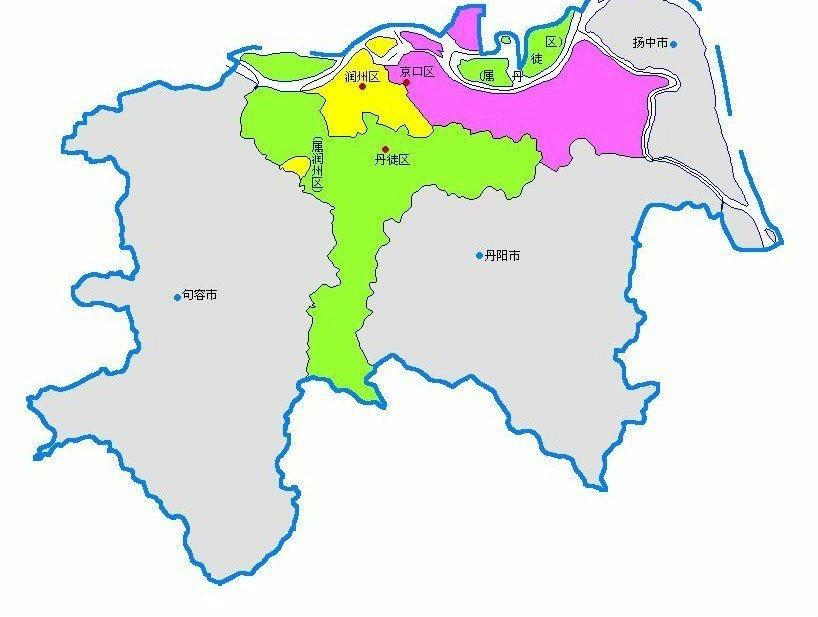 江苏行政区划图