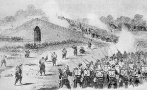 英军随军画师绘 1860年中国战争