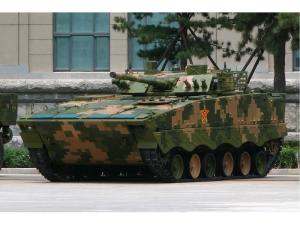 在军事博物馆展出的ZBD-04A步兵战车