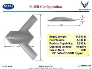 X-45B的设计