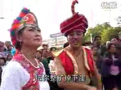 演唱者是著名的山歌情人耿靖,林梦.