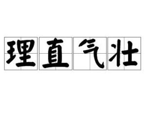 理由充分说话有气势是什么成语_含反义词的成语有什么