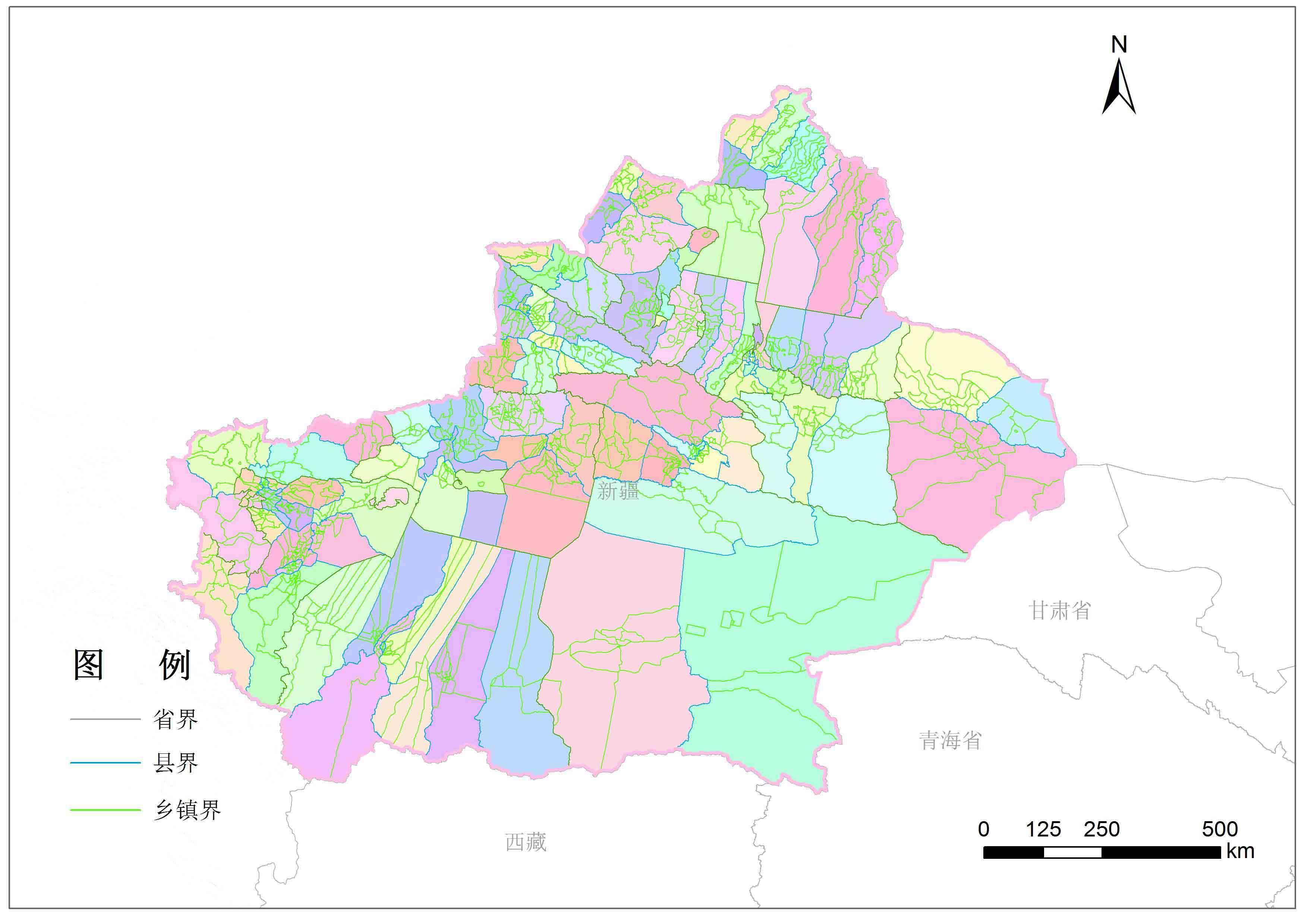 新疆地图高清版大图