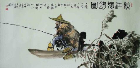 点击图片查看详情 题秋江独钓图_题秋江独钓图的意思
