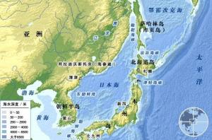 日本周边海域分布图