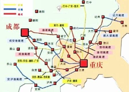 渝泸高速公路,连接重庆江津区和四川泸州市,总里程约48公里,总投资约