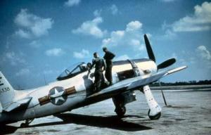 南越空军第 1 战斗机中队的 F8F-1