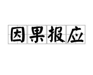 成语什么为因果_因果报应图片(3)