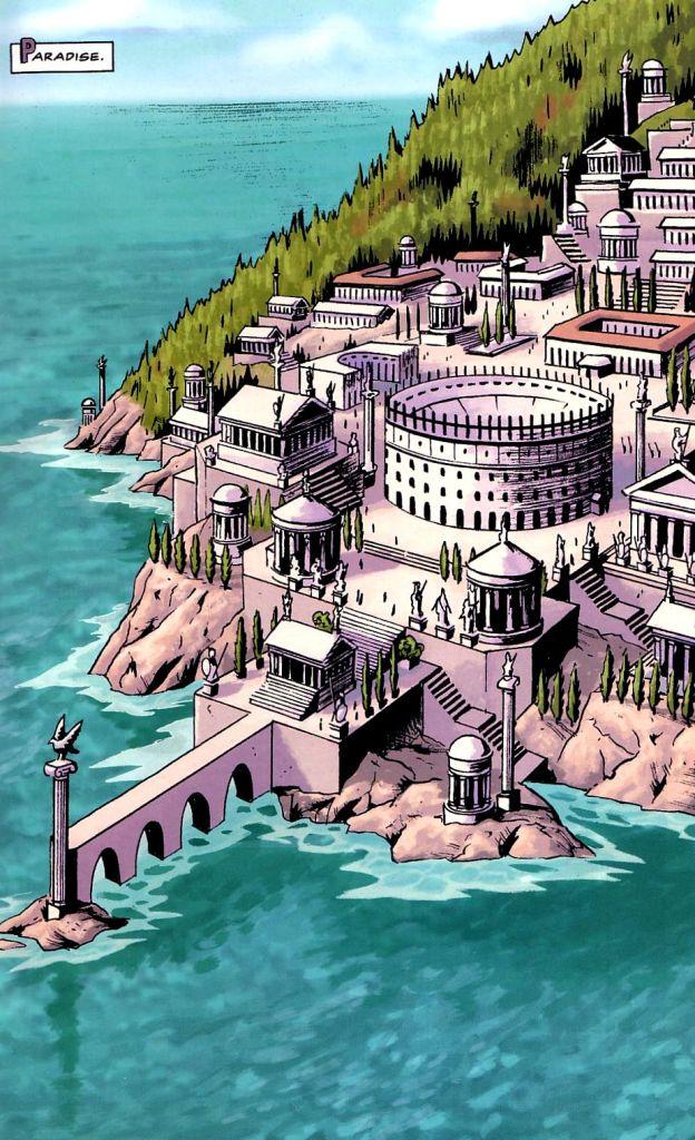 天堂岛(themyscira)是美国dc漫画中的一个虚构城市,又被称作舍密