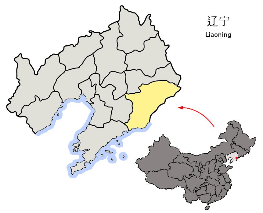 丹东在辽宁省的位置