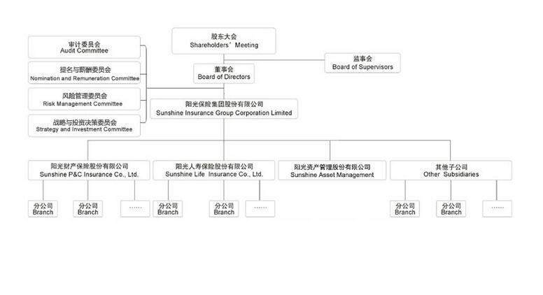 保险团队架构图阳光保险人员组织架构