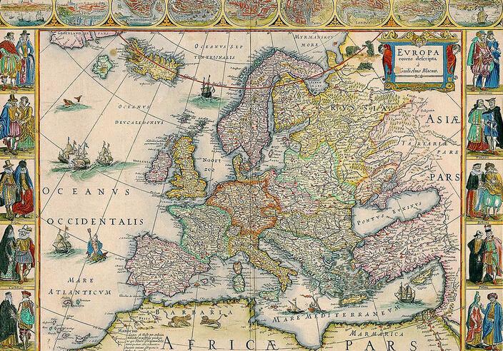 欧洲中世纪地图高清