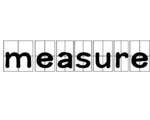 measure,英文单词,作名词,动词,翻译为措施,测量,尺寸等意思.