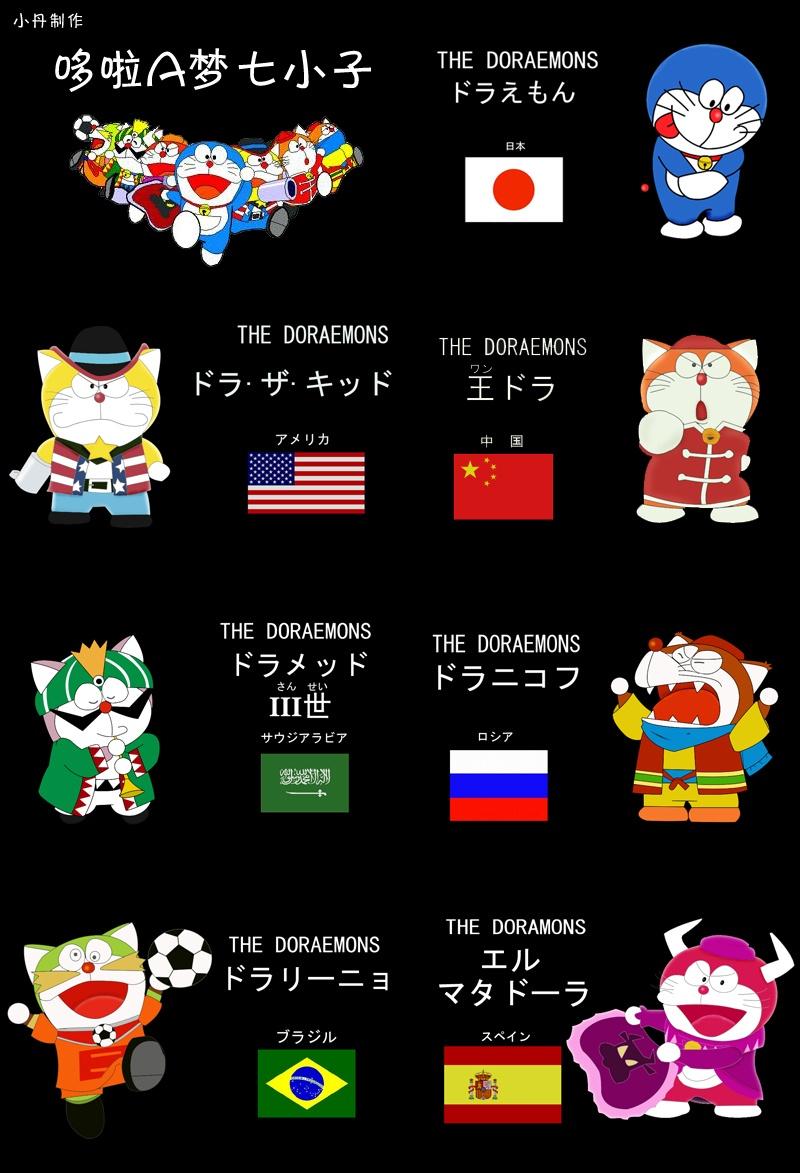 哆啦a梦七小子