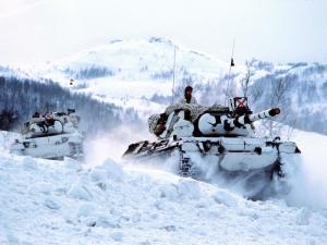 挪威军队中的豹1主战坦克