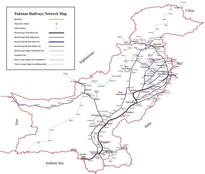巴基斯坦铁路