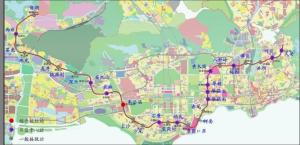 深圳地铁7号线线路图