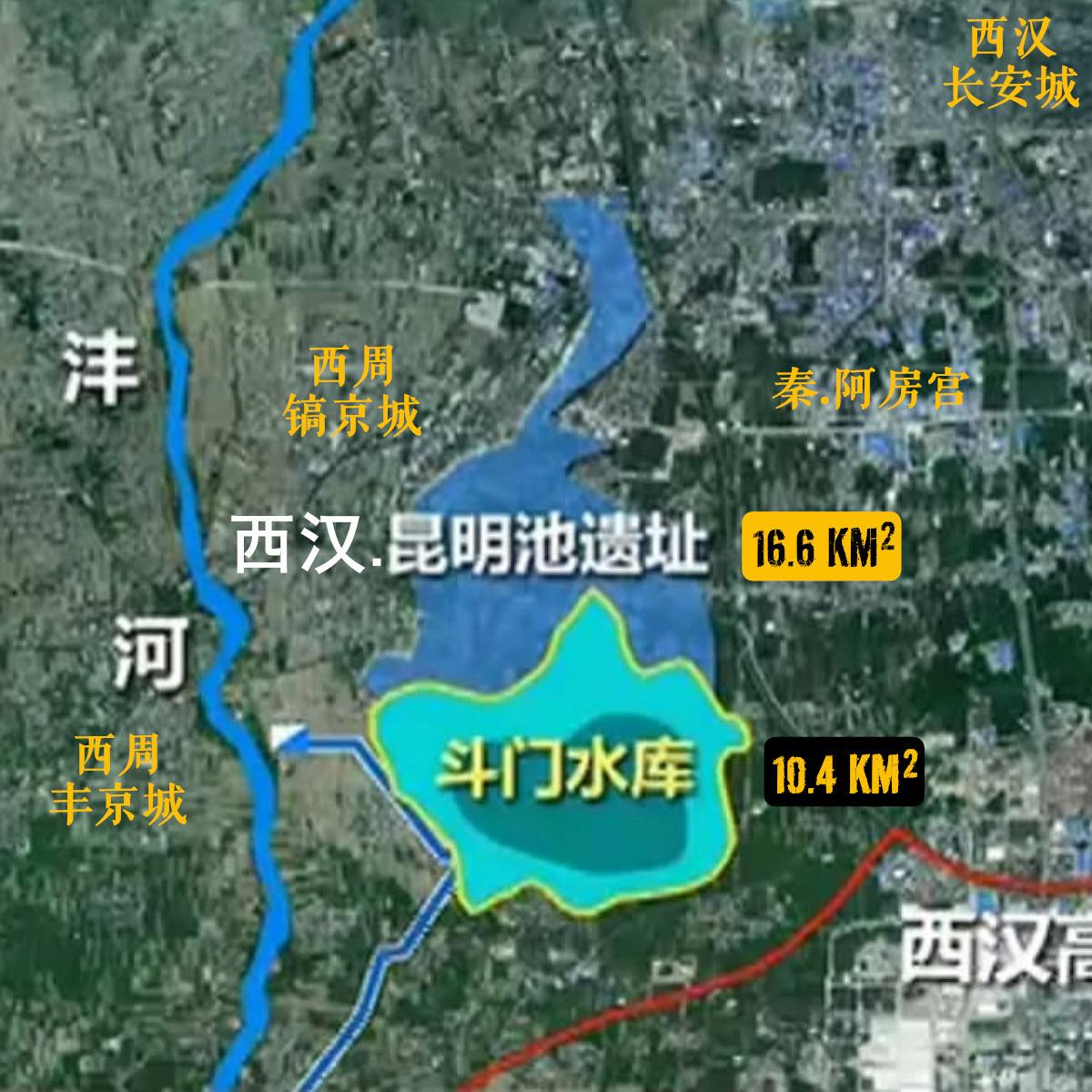 全部版本 历史版本  昆明池是湖沼名,位于西安城西的沣水,潏水之间(今