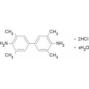 tmb 白色结晶粉末,无嗅,无味,难溶于水,易溶于丙酮,乙醚,二甲亚砜,二
