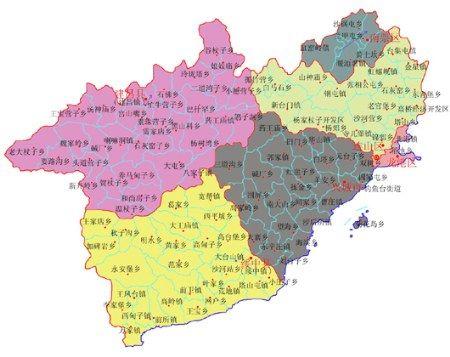 绥中县行政区划图图片