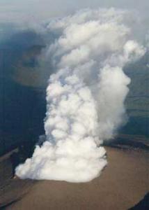 浅间山 喷发
